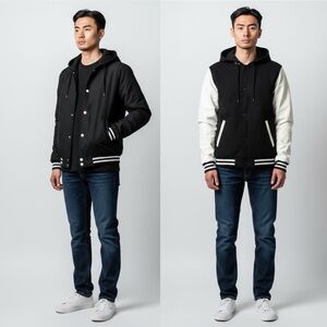 🌻NEW w/Tags Victory Outfitters Men’s Varsity Reversible Jacket Size Large